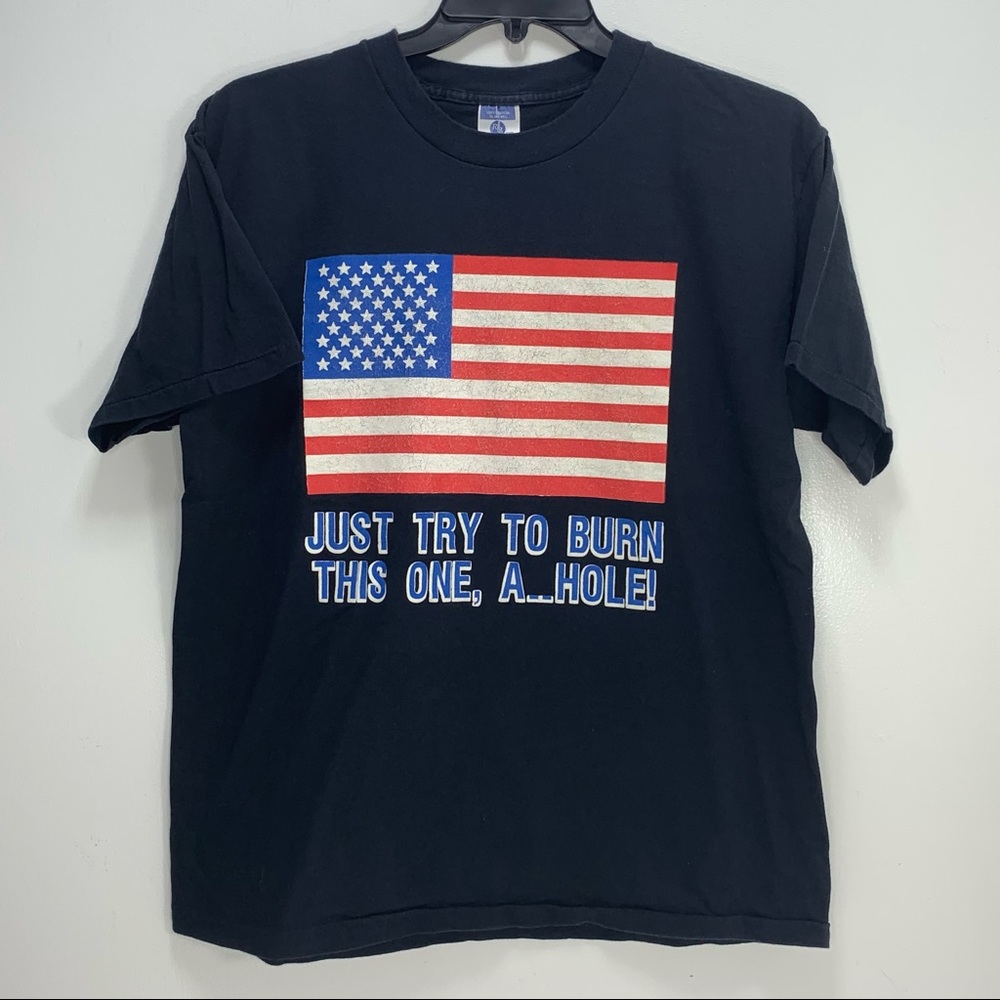 Vintage Large Graphic American Flag